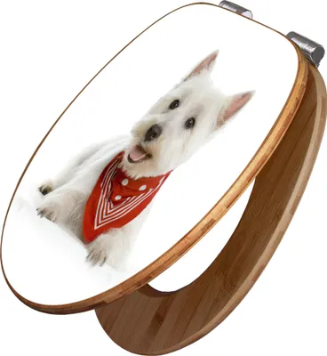 Zdjęcie produktu dla banjado Design deska sedesowa bamboo soft close - Westie - deska sedesowa z funkcją soft close drewniana / wysokiej jakości bambusowa deska sedesowa do wszystkich popularnych toalet [TDB2 10192]