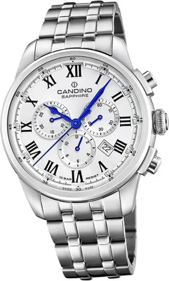 Produktbild von Candino Edelstahl Herren Uhr Chronograph Sport Armbanduhr silber Sport D2UC4744/4