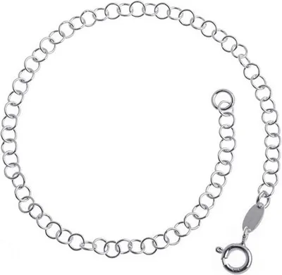 Produktbild von SILBERKETTEN STORE Erbskette Armband 3,5mm - 925 Silber, Länge wählbar von 16-25cm - 20cm