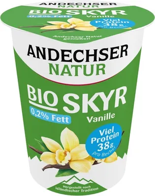 Produktbild von Skyr-Joghurt 0,2 % Fett Vanille 400 g