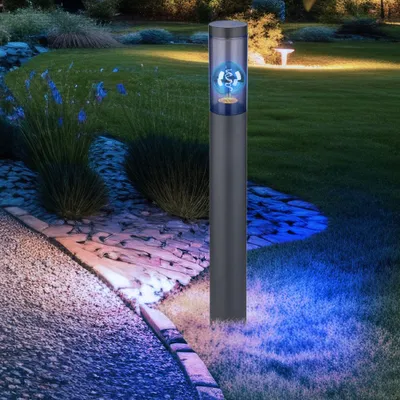 Produktbild von RGB LED Stehleuchte, rauch, anthrazit, App-Steuerung, H 80 cm