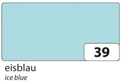 Produktbild von folia 68010/39 Fotokarton 300g/m², 70x100cm, eisblau (10 Bogen)
