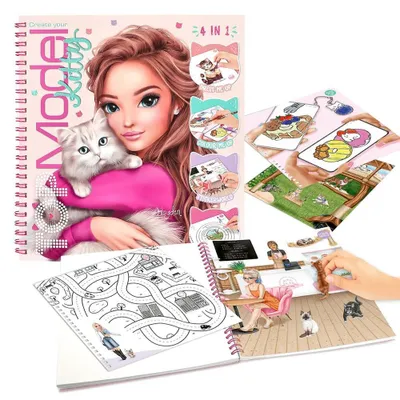 Obrázok produktu pre TOPModel 0414213, Chlapec / dievča, Vrátane nálepky, Omaľovánka
