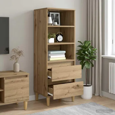 Produktbild von vidaXL Highboard Artisan-Eiche 40 x 36 x 110 cm Holzwerkstoff