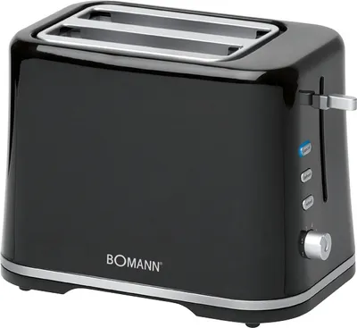 Zdjęcie produktu dla Bomann TA 1577 CB, 2 kaw., Srebrny, Biały, 870 W, 220 - 240 V, 50 - 60 Hz, 260 mm