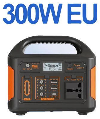 Produktbild von Tragbare Powerstation, 256Wh Kapazität, LiFePO4 Batterie, 300W EU