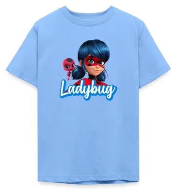 Produktbild von Spreadshirt Miraculous Ladybug Tikki Teenager T-Shirt, 152/164 (12-14 Jahre), Himmelblau