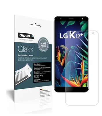 Produktbild von 2x Schutzfolie für LG K12 Plus matt - Anti-Shock 9H Folie dipos Glass Kunststoffglas
