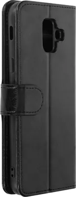 Produktbild von Avizar, Klappetui mit Standfunktion für Samsung Galaxy A6, Schwarz