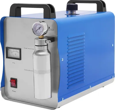 Tisch-Poliermaschine, 400 W Acryl-Flammenpolierer, hohe Gasproduktion, hohe Elektrolyse-Effizienz, Blau