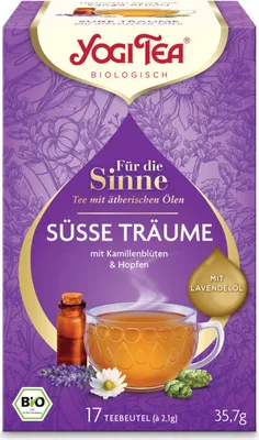 Produktbild von Yogi Tea Für die Sinne Süsse TräumeFilterbtl. 17X2.1 g