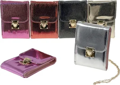 Produktbild von Damenhandtasche mit Kette in verschiedenen Farben