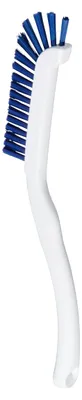 Produktbild von haug bürsten Tastatur Reinigungsbürste - Weiß/Blau - ca. 220 x 15 x 16mm - HACCP-Konzept - hygienische Reinigung