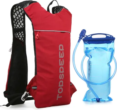 Produktbild von Trinkrucksack Rucksack mit 2L Wasserblase Superleichte, atmungsaktive Trinkweste zum Laufen im Freien, Radfahren, Klettern
