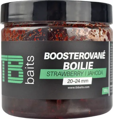 Obrázek produktu pro TB Baits Boosterované Boilie Strawberry 20-24mm 120g