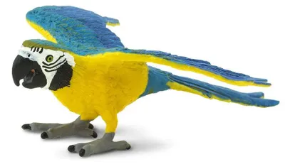 Immagine prodotto di Safari S264029 Figura di gioco dell'ara blu e gialla