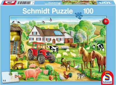 Obrázok produktu pre Schmidt Spiele 56003, 100 kusov, Farma, 6 rok / roky