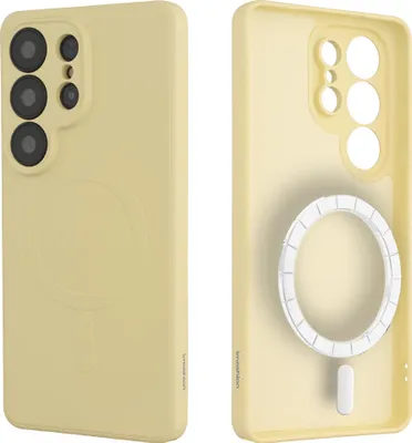 Zdjęcie produktu dla imoshion Kolorowa tylna obudowa z MagSafe do Samsung Galaxy S26 Ultra – Vanilla