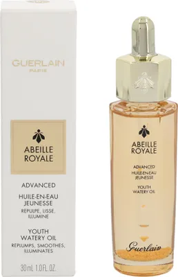 Produktbild von Guerlain Advanced Youth Watery Oil, 30 ml, Frauen, normale Haut, Feuchtigkeitsspendend, Tropfflasche, AQUA (WATER), GLYCERIN, POLYGLYCERIN-3, 1,2-HEXANEDIOL, ALCOHOL, POLYSORBATE 20, PENTYLENE GLYCOL,...
