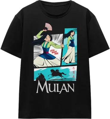 Produktbild von Mulan - T-Shirt für Herren/Damen Uni TV17071 (S) (Schwarz)