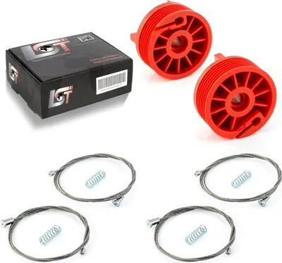Produktbild von 2X Fensterheber Reparatursatz Set Hinten Links + Rechts Für Renault Clio 3 Iii