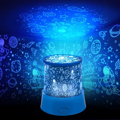 Image de Lampe de projection Galaxie 360 degrés avec trois modes d'éclairage différents