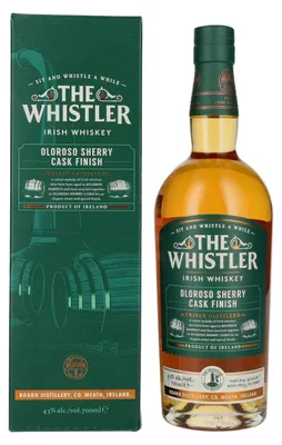 Image de The Whistler Irish Whiskey OLOROSO SHERRY CASK FINISH 43% Vol. 0,7l en boîte cadeau