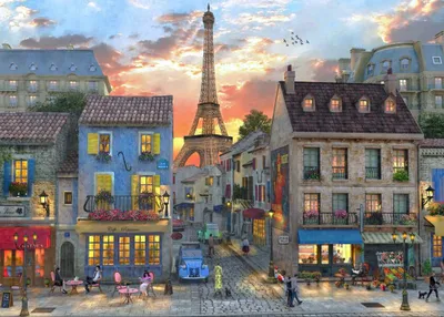 Obrázok produktu pre Bluebird puzzle Ulice Paríža - 500 dielikov s motívom Paríža