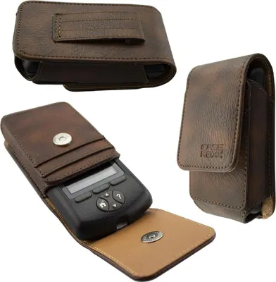 Obrázek produktu pro Ledertasche mit Gürtelschlaufe Omnipod PDM, braun