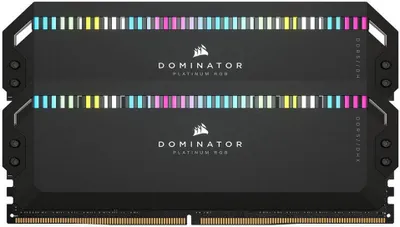 Produktbild von Corsair Dominator Platinum RGB, 64 GB, 2 x 32 GB, DDR5, 5200 MHz, 288-pin DIMM