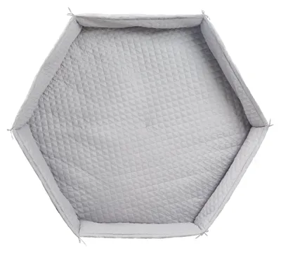Immagine prodotto di Inserti per recinzioni per bambini "roba style", per recinzioni esagonali, con imbottiture laterali per una maggiore sicurezza, colore grigio argento