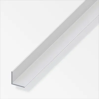 Produktbild von alfer Winkel 2 m, 20 x 20 mm Aluminium eloxiert silber