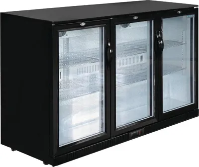 Image de Réfrigérateur de bar Polar série G, modèle bas, trois portes battantes, 320 L