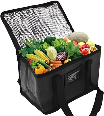 Produktbild von Kühltasche 40 Liter, faltbare Picknicktasche, Aluminiumfolie, für Picknick