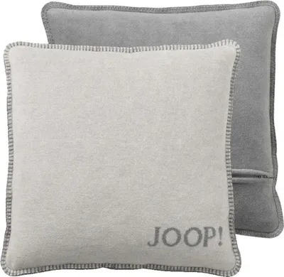 Produktbild von JOOP! Kissenbezug Uni Doubleface Farbe Rauch Graphit Größe 50x50 cm