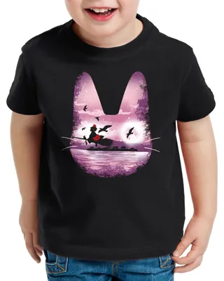 Produktbild von style3 Ghibliki Cat T-Shirt für Kinder