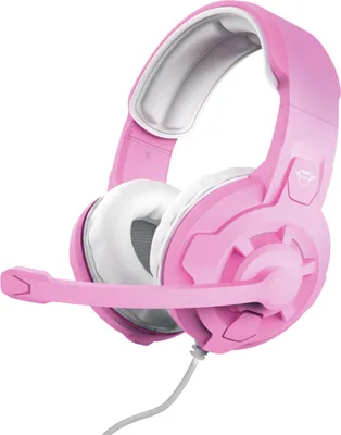 Produktbild von Trust GXT 411P Radius, Kabelgebunden, Gaming, 309 g, Kopfhörer, Pink, Weiß