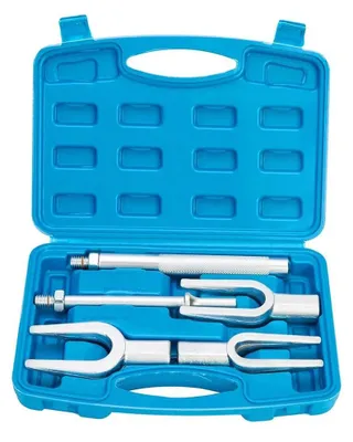 Immagine prodotto di Set di estrattori per giunti sferici - 5 pezzi, estrattore a forcella per giunti sferici - estrattore per giunti di sterzo e giunti di sospensione - set di strumenti per la riparazione di veicoli