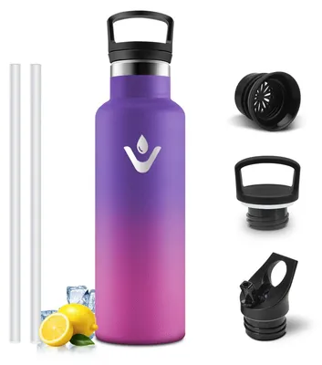 Produktbild von Thermosflasche Edelstahl 500ml, BPA-frei, auslaufsicher, doppelwandig