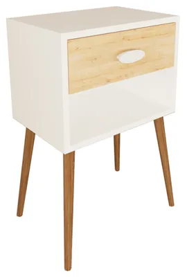 Zdjęcie produktu dla Szafka nocna | Stół boczny | Stół nocny | Wymiary ok. H. 70 x W. 45 x D. 30 cm - Singol XL