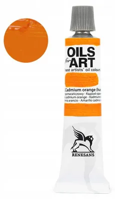 Produktbild von Olej for Art Kadmiumorange Ölfarbe 20 ml