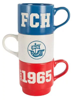 Produktbild von Hansa Rostock Stapeltassen 3er-Set