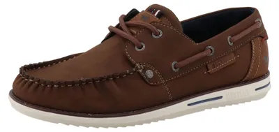 Produktbild von Mustang Herren Mokassin Slipper mit sportlicher Laufsohle 26M0051002, Größe:46 EU, Farbe:Braun