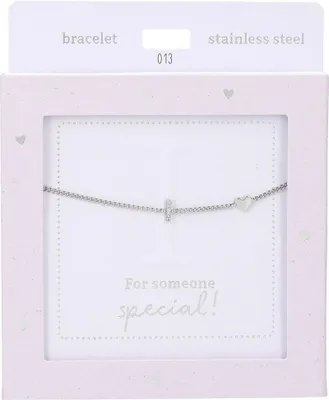 Produktbild von Depesche Armband Heart of Gold silberfarben mit Buchstabe I Damen