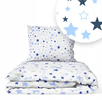 Produktbild von Kinder Bettdecke ohne Bezug 100x135 cm - Baumwolle Baby Decke und Kissen Set Kinderdecke 100x135 und Kopfkissen 40x60