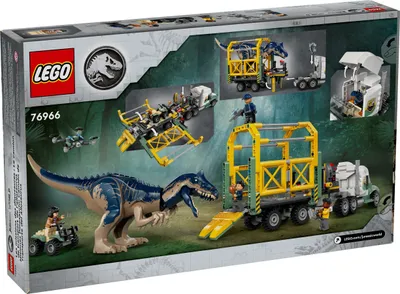 Produktbild von LEGO® Jurassic World Dinosaurier-Missionen: Allosaurus-Transporter - 76966 NEU! Teile 588x