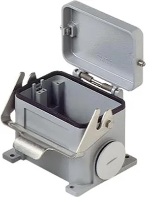 Produktbild von ILME Sockelgehäuse Gr.104.62 MHP 48 LS50 Alu 1Bügel 2xM50 seitlich Deckel