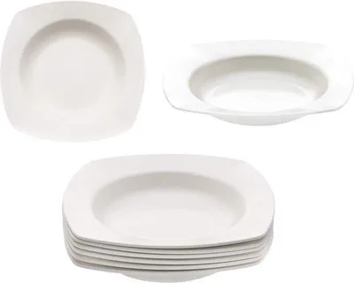 Produktbild von Famanu Suppenteller Set 6 Stück - Crèmewit, 20 cm