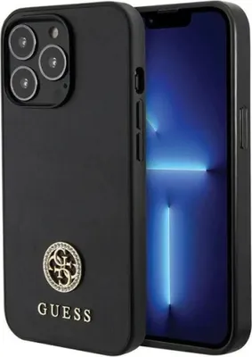 Produktbild von Guess Guhcp13Lps4Dgpk Iphone 13 Pro 6.1 Czarny/Schwarz Hardcase Strass Metall Logo