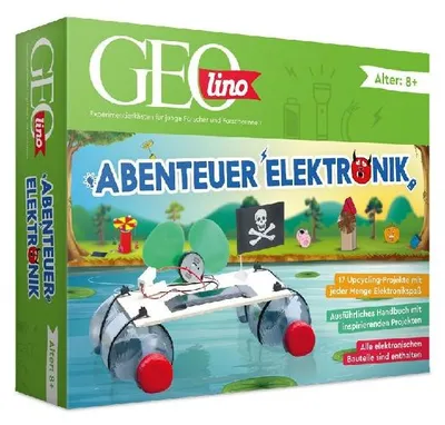 Produktbild von Franzis Verlag GEOLINO - Abenteuer Elektronik, Elektronischer Bausatz, Strom, 8 Jahr(e)